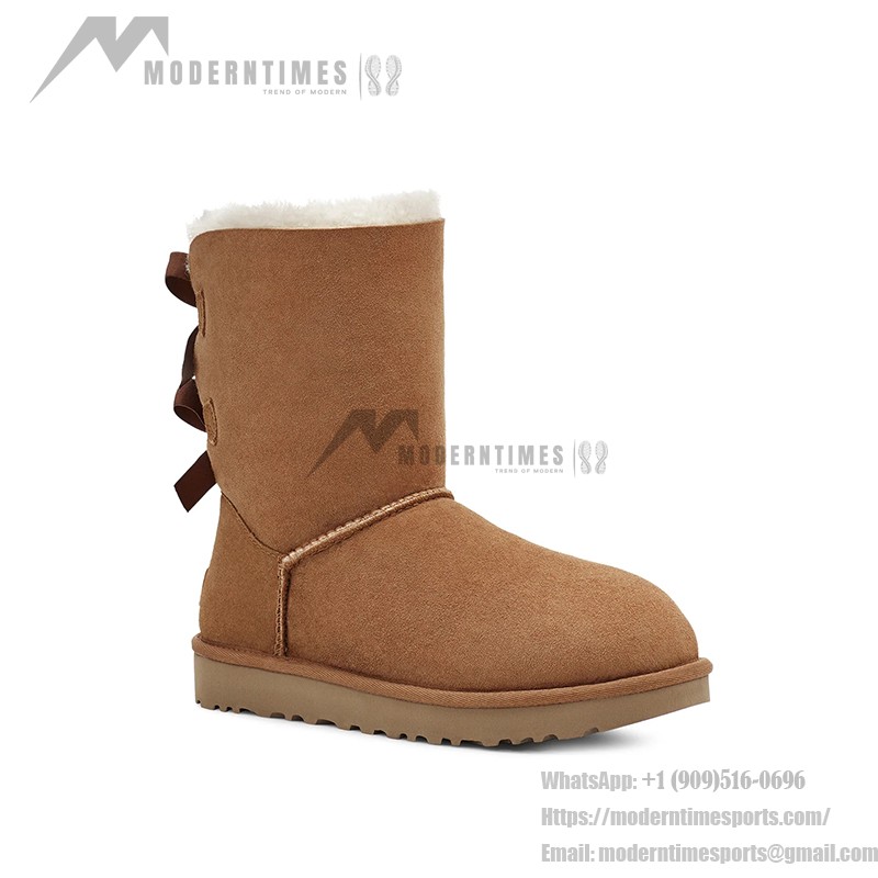 スタイリッシュな UGG ベイリー ボウ II ブーツ(チェスナット) UGG レディース ベイリー ボウ II ブーツ チェスナット 1016225