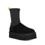 UGG レディース クラシック ディッパー ブラック 1144031:防水プラットフォームブーツ UGG レディース クラシック ディッパー ブラック 1144031、防水デザインとジッパー付き