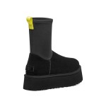 UGG レディース クラシック ディッパー ブラック 1144031:防水プラットフォームブーツ UGG レディース クラシック ディッパー ブラック 1144031、防水デザインとジッパー付き