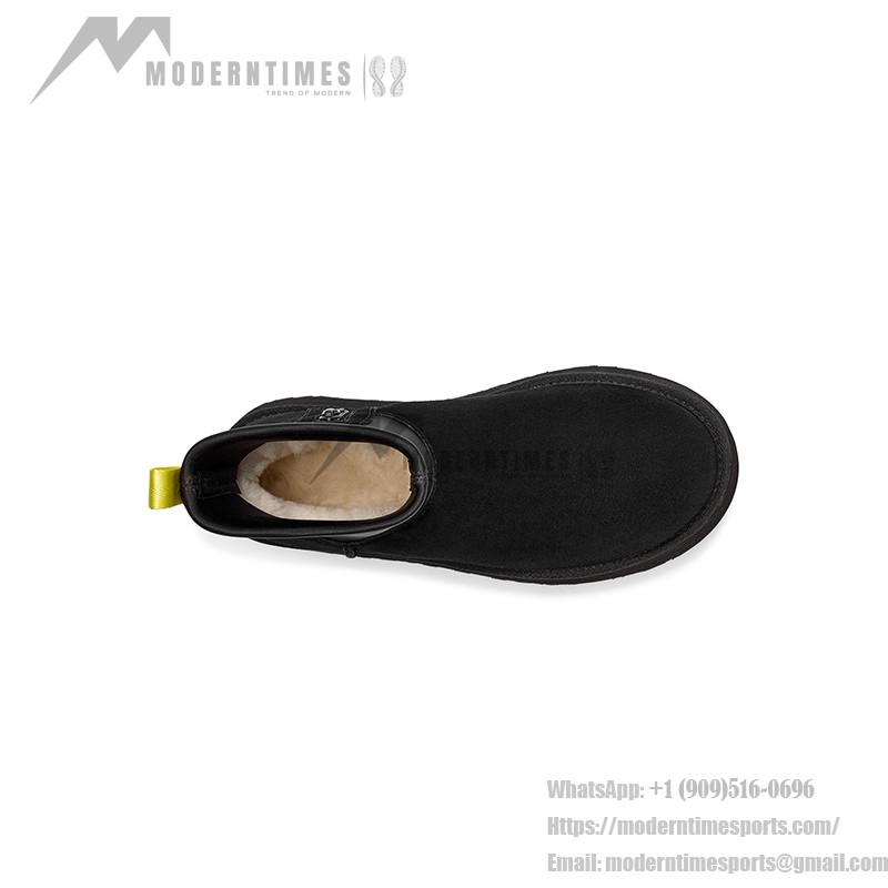 UGG レディース クラシック ディッパー ブラック 1144031:防水プラットフォームブーツ UGG レディース クラシック ディッパー ブラック 1144031、防水デザインとジッパー付き