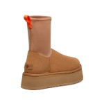 UGG レディース クラシック ディッパー チェスナット 1144031 UGG レディース クラシック ディッパー チェスナット 1144031 - ジッパー付き防水プラットフォームブーツ