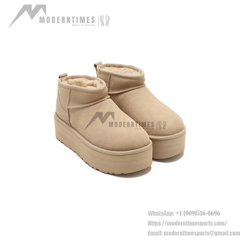 UGG レディース クラシック ウルトラ ミニ プラットフォーム 1135092 - トレンディで快適なシープスキンブーツ UGG レディース クラシック ウルトラ ミニ プラットフォーム 1135092 - シープスキンとスエードのプラットフォームソール付きブーツ