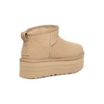 UGG レディース クラシック ウルトラ ミニ プラットフォーム 1135092 - トレンディで快適なシープスキンブーツ UGG レディース クラシック ウルトラ ミニ プラットフォーム 1135092 - シープスキンとスエードのプラットフォームソール付きブーツ