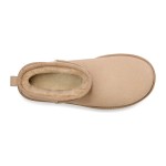 UGG レディース クラシック ウルトラ ミニ プラットフォーム 1135092 - トレンディで快適なシープスキンブーツ UGG レディース クラシック ウルトラ ミニ プラットフォーム 1135092 - シープスキンとスエードのプラットフォームソール付きブーツ