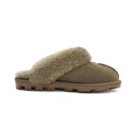 UGG ウィメンズ コケット スリッパ バーントオリーブ 1015125 - 快適なシープスキン 室内外兼用スリッパ UGG ウィメンズ コケット スリッパ バーントオリーブ 1015125 - 室内外兼用の快適なシープスキンスリッパ