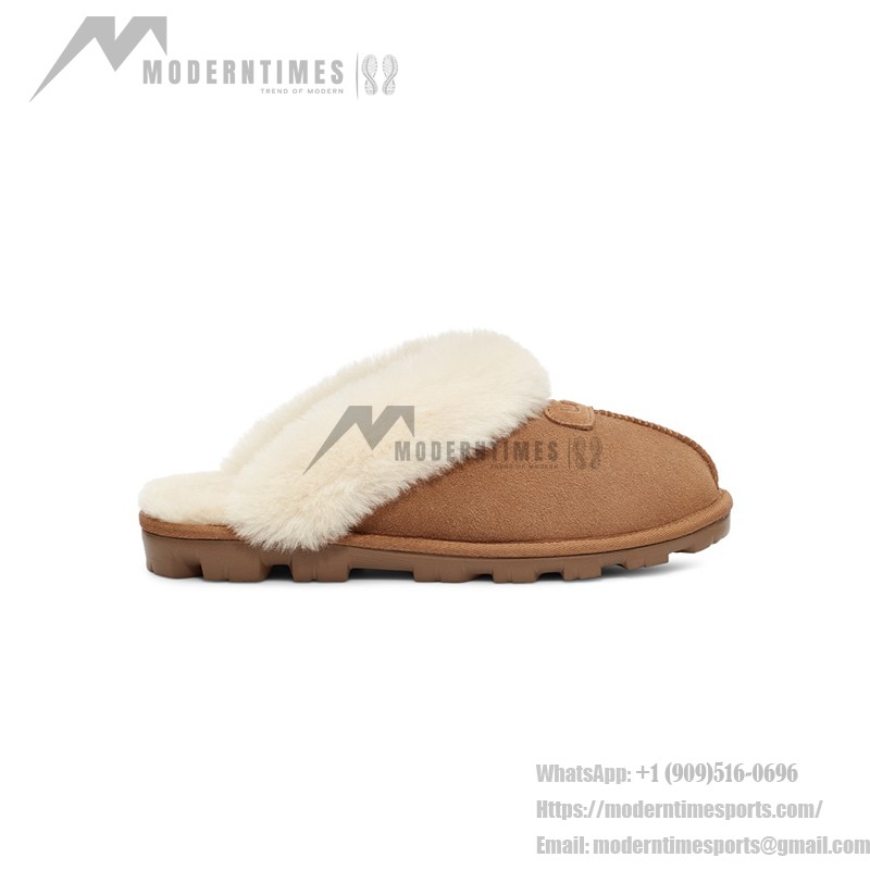 UGG Women's Coquette Slipper Chestnut: Cozy Sheepskin Comfort for Indoors and Outdoors UGG Women's Coquette Slipper Chestnut with Sheepskin Lining for Comfort and Warmth