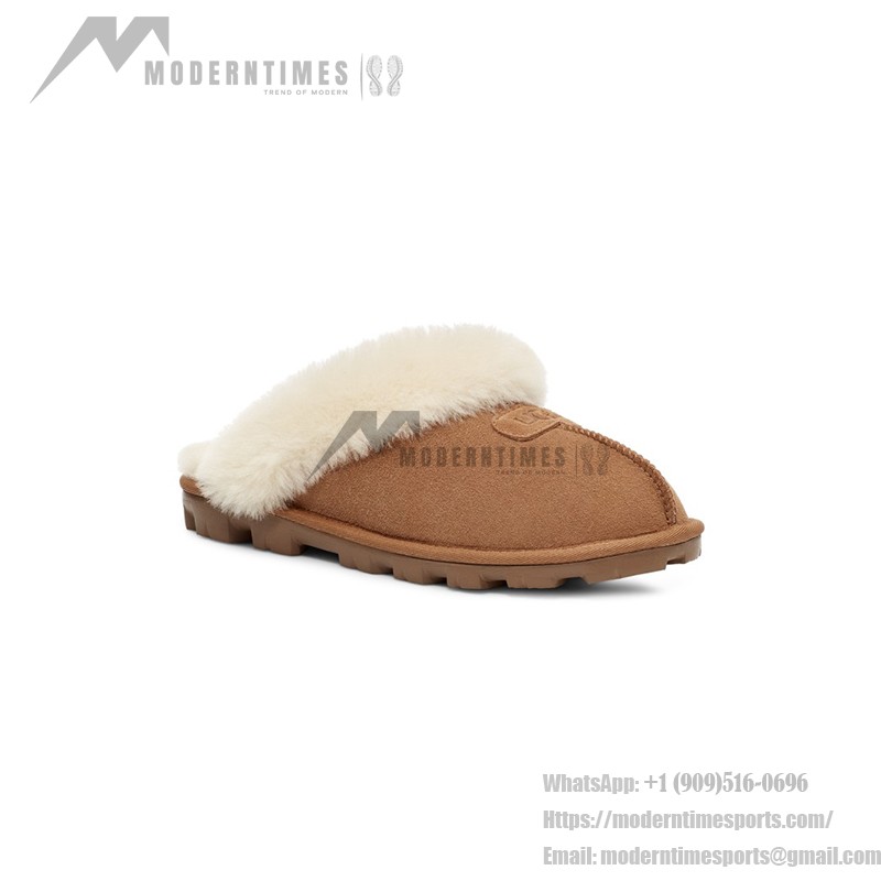 UGG Women's Coquette Slipper Chestnut: Cozy Sheepskin Comfort for Indoors and Outdoors UGG Women's Coquette Slipper Chestnut with Sheepskin Lining for Comfort and Warmth