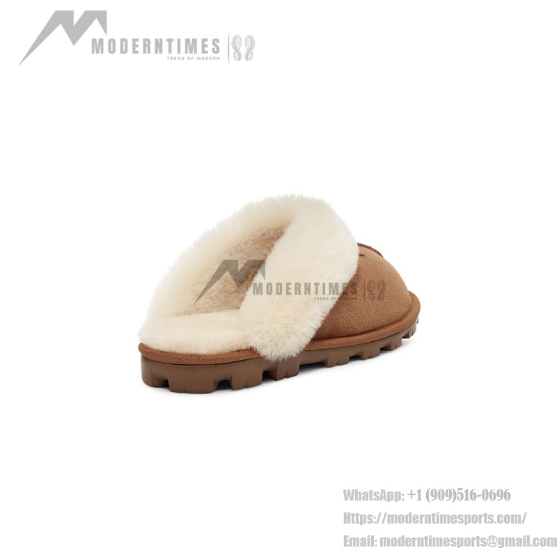 UGG Women's Coquette Slipper Chestnut: Cozy Sheepskin Comfort for Indoors and Outdoors UGG Women's Coquette Slipper Chestnut with Sheepskin Lining for Comfort and Warmth