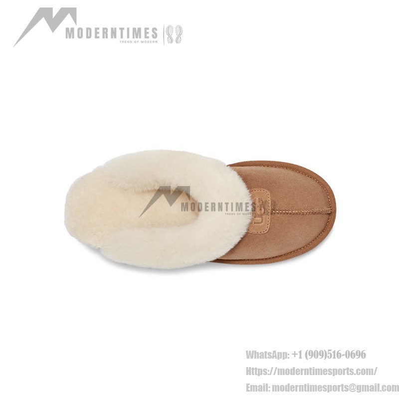 UGG Women's Coquette Slipper Chestnut: Cozy Sheepskin Comfort for Indoors and Outdoors UGG Women's Coquette Slipper Chestnut with Sheepskin Lining for Comfort and Warmth