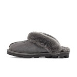 UGG ウィメンズ コケット スリッパ グレー 1015125 - 快適でスタイリッシュ UGG ウィメンズ コケット スリッパ グレー 1015125 - 快適なシープスキン 室内外兼用 スリッパ