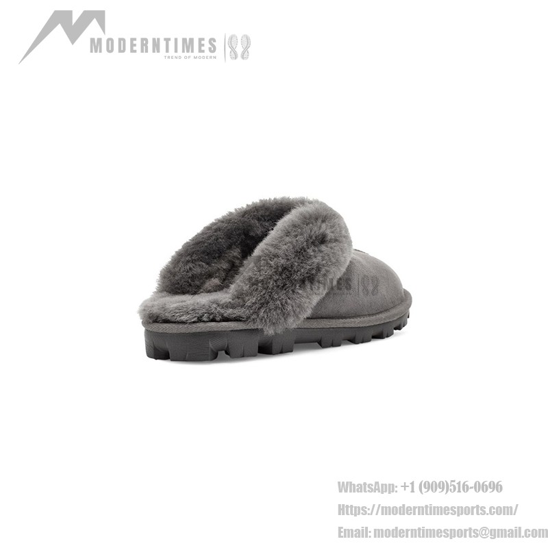 UGG ウィメンズ コケット スリッパ グレー 1015125 - 快適でスタイリッシュ UGG ウィメンズ コケット スリッパ グレー 1015125 - 快適なシープスキン 室内外兼用 スリッパ