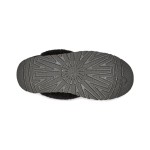 UGG レディース ディスケット ブラック:快適なシープスキン裏地付きプラットフォームスリッパ UGG レディース ディスケット ブラック、シープスキン裏地とEVAプラットフォームソール付き