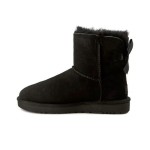UGG Women's Mini Bailey Bow II Boot Black 1016501 - Stylish and Cozy Mini Winter Boots UGG Women's Mini Bailey Bow II Boot Black 1016501 - Mini Winter Boots with Bow Detail