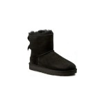 UGG Women's Mini Bailey Bow II Boot Black 1016501 - Stylish and Cozy Mini Winter Boots UGG Women's Mini Bailey Bow II Boot Black 1016501 - Mini Winter Boots with Bow Detail