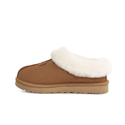 UGG ウィメンズ タゼット チェスナット 1134810 - 室内で快適なシープスキン裏地付きスリッパ