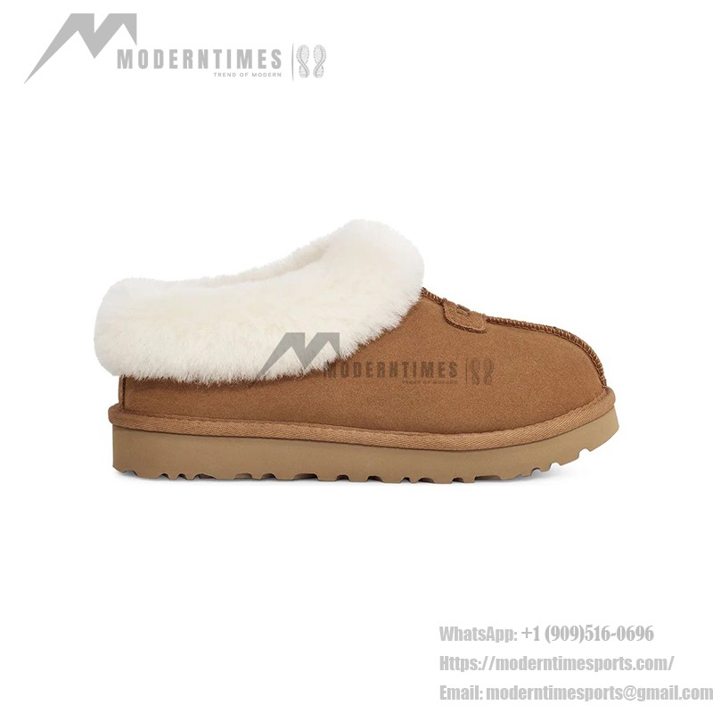 UGG Women's Tazzette Chestnut 1134810 - Cozy Indoor Sheepskin Slippers UGG Women's Tazzette Chestnut 1134810 - Sheepskin Lined Slippers
