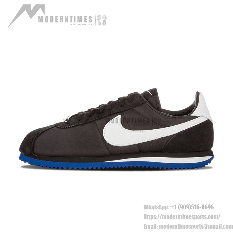 UNDFTD x NikeLab Cortez SP LA - ブラックとブルーのアクセント UNDFTD x NikeLab Cortez SP LA 815653-014 - ブラック、ブルー、ホワイトのスニーカー