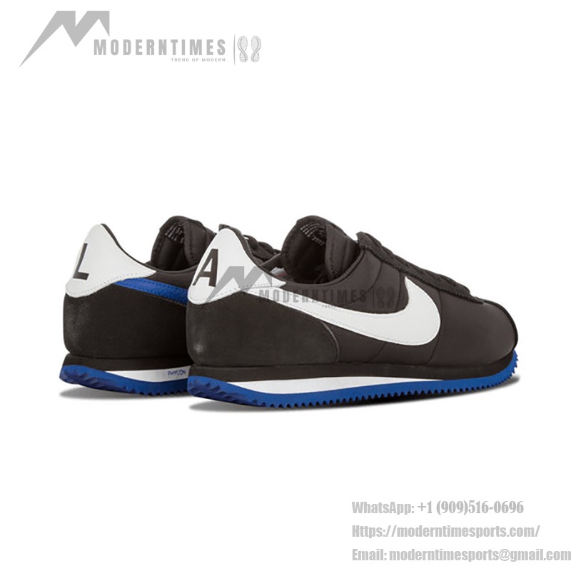 UNDFTD x NikeLab Cortez SP LA - ブラックとブルーのアクセント UNDFTD x NikeLab Cortez SP LA 815653-014 - ブラック、ブルー、ホワイトのスニーカー