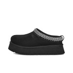 UGG レディース Tazz ブラック スリッパ – 型番 1122553-BLK UGG レディース Tazz ブラック スリッパ – ウール裏地の暖かい冬用フットウェア (型番 1122553-BLK)