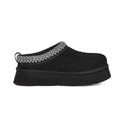 UGG レディース Tazz ブラック スリッパ – ウール裏地の暖かい冬用フットウェア | 型番 1122553-BLK