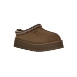 UGG レディース タズ スリッパ ヒッコリー 1122553 - スタイリッシュなプラットフォームスリッパ UGG レディース タズ スリッパ ヒッコリー 1122553 - 快適なシープスキンライニング付きスエードスリッパ