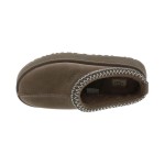UGG レディース タズ スリッパ ヒッコリー 1122553 - スタイリッシュなプラットフォームスリッパ UGG レディース タズ スリッパ ヒッコリー 1122553 - 快適なシープスキンライニング付きスエードスリッパ