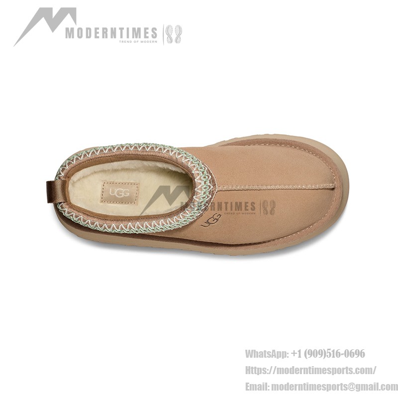 UGG レディース タズ スリッパ サンド 1122553 UGG レディース タズ スリッパ サンド 1122553 - 屋内外で使えるシープスキン プラットフォームスリッパ