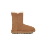 UGG レディース ベイリー B2S チェスナット 1153612:UGGバックル付きの快適シープスキンブーツ UGG レディース ベイリー B2S チェスナット 1153612、シープスキン裏地とUGGバックル付き