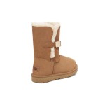 UGG レディース ベイリー B2S チェスナット 1153612:UGGバックル付きの快適シープスキンブーツ UGG レディース ベイリー B2S チェスナット 1153612、シープスキン裏地とUGGバックル付き