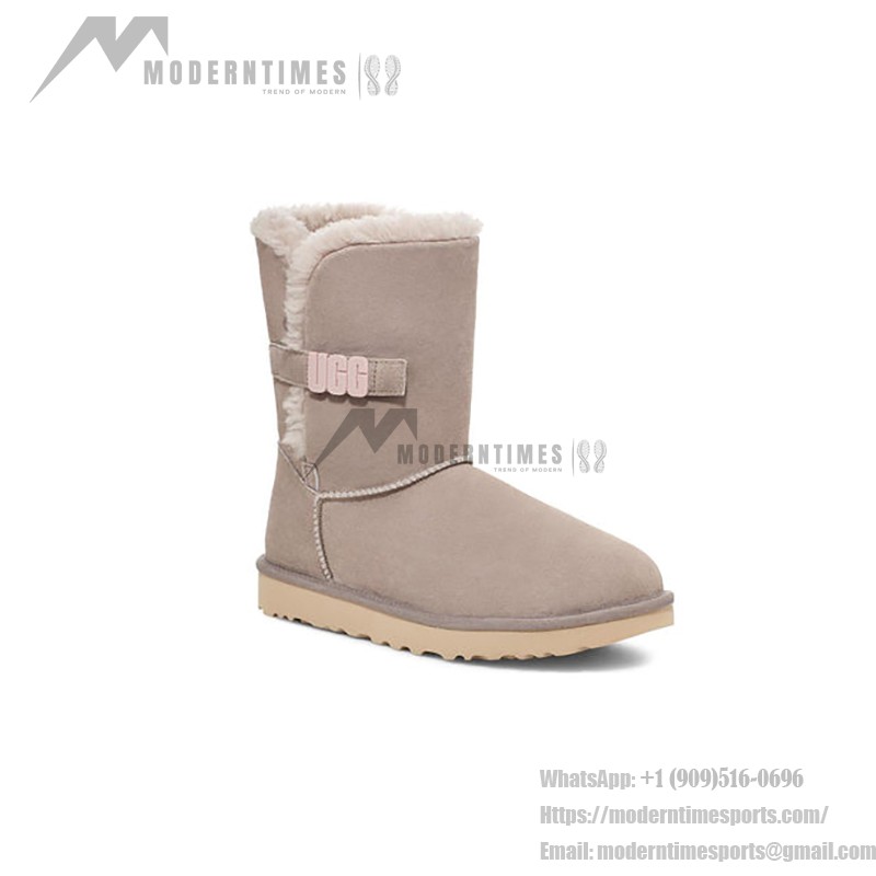 UGG ウィメンズ ベイリー B2S オイスター 1153612 - 快適でおしゃれなミドルブーツ UGG ウィメンズ ベイリー B2S オイスター 1153612 - おしゃれなUGGストラップ付き快適なシープスキンミドルブーツ