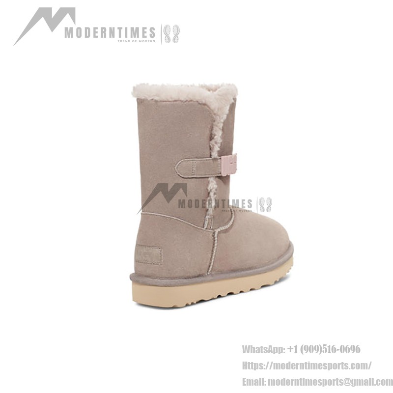 UGG ウィメンズ ベイリー B2S オイスター 1153612 - 快適でおしゃれなミドルブーツ UGG ウィメンズ ベイリー B2S オイスター 1153612 - おしゃれなUGGストラップ付き快適なシープスキンミドルブーツ