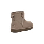 UGG Women's Classic Mini Bailey Zip Beige Grey UGG Women's Classic Mini Bailey Zip Beige Grey 1151230