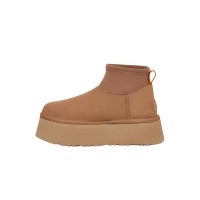 UGG ウィメンズ クラシック ミニ ディッパー チェスナット 1168170-CHE - 防水仕様の快適でスタイリッシュなプラットフォームブーツ