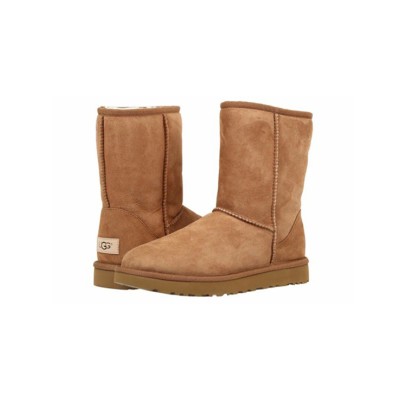UGG ウィメンズ クラシック ショート II ブーツ チェスナット 1016223 - 暖かくてタイムレスなミッドカーフ冬用ブーツ