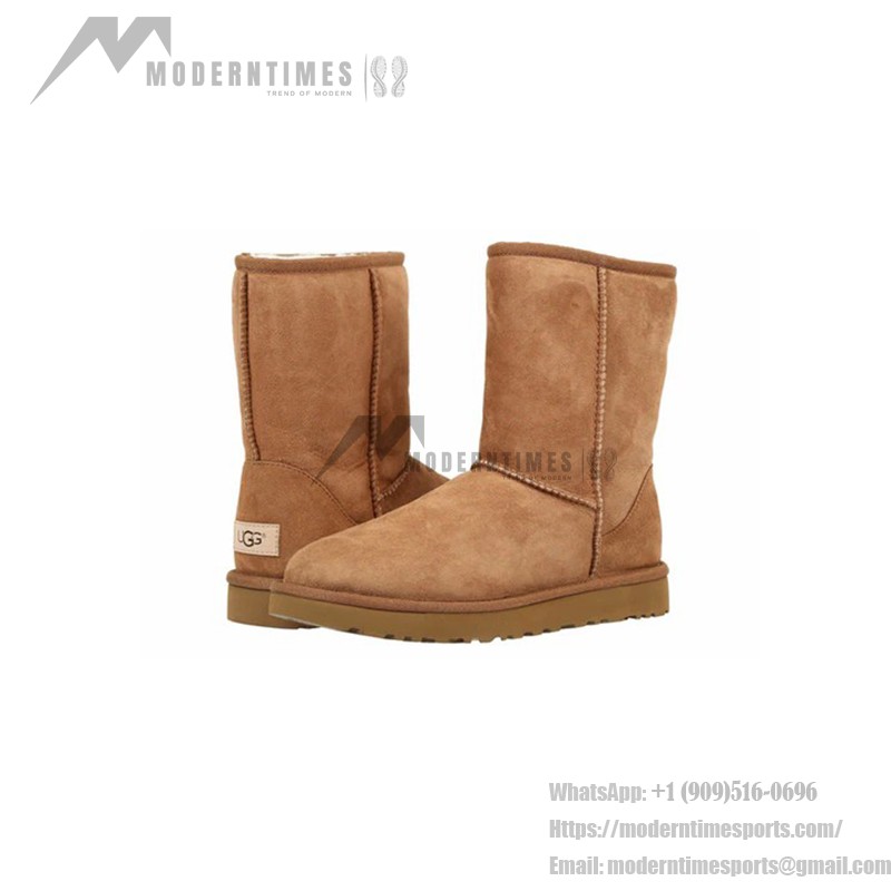 UGG ウィメンズ クラシック ショート II ブーツ チェスナット 1016223 - 暖かくてタイムレスな冬用ブーツ UGG ウィメンズ クラシック ショート II ブーツ チェスナット 1016223 - 暖かくて快適なミッドカーフブーツ