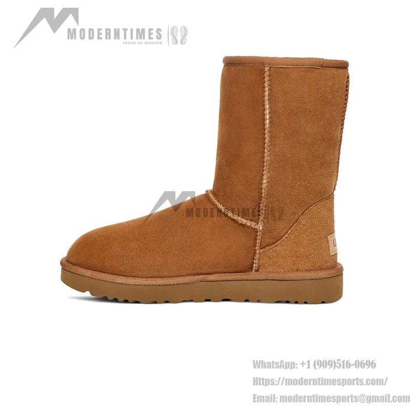 UGG ウィメンズ クラシック ショート II ブーツ チェスナット 1016223 - 暖かくてタイムレスな冬用ブーツ UGG ウィメンズ クラシック ショート II ブーツ チェスナット 1016223 - 暖かくて快適なミッドカーフブーツ