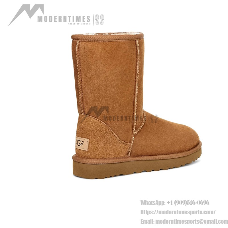 UGG ウィメンズ クラシック ショート II ブーツ チェスナット 1016223 - 暖かくてタイムレスな冬用ブーツ UGG ウィメンズ クラシック ショート II ブーツ チェスナット 1016223 - 暖かくて快適なミッドカーフブーツ