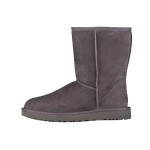 UGG レディース クラシック ショート II ブーツ グレー 1016223 - 快適なウィンターブーツ UGG レディース クラシック ショート II ブーツ グレー 1016223 - 側面図