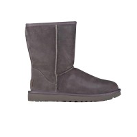 UGG レディース クラシック ショート II ブーツ グレー 1016223 - 暖かく時代を超越したミッドカーフ ウィンターブーツ