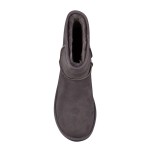 UGG レディース クラシック ショート II ブーツ グレー 1016223 - 快適なウィンターブーツ UGG レディース クラシック ショート II ブーツ グレー 1016223 - 側面図