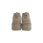UGG レディース クラシック ウルトラ ミニ プラットフォーム ゴート 1135092 - 高さを演出するトレンディなシープスキンブーツ UGG レディース クラシック ウルトラ ミニ プラットフォーム ゴート 1135092 ブーツ - シープスキンとスエードの快適さとプラットフォームソール