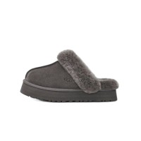 UGG ディスクエット グレー 1122550 - 究極の快適さを提供する高級シープスキンスリッパ