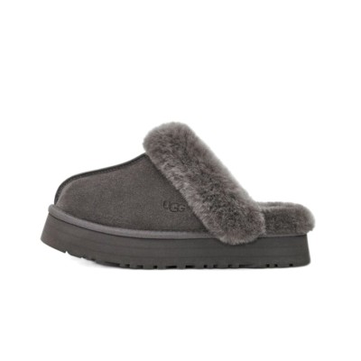 UGG ディスクエット グレー 1122550 - 究極の快適さを提供する高級シープスキンスリッパ