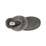 UGG ディスクエット グレー 1122550 - 毎日の快適さのためのシープスキンスリッパ UGG ディスクエット グレー 1122550 スリッパ - 快適なシープスキンとウールの裏地