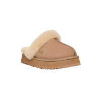 UGG ディスクエット サンド 1122550 - 究極の快適さを提供するふわふわシープスキンスリッパ