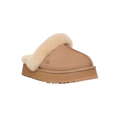 UGG ディスクエット サンド 1122550 - 究極の快適さを提供するふわふわシープスキンスリッパ