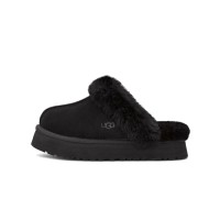 UGG ディスクエット スリッパ ブラック：快適さとスタイルを両立した家用とカジュアル用スリッパ