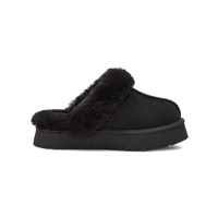UGG ディスクエット スリッパ ブラック：快適さとスタイルを両立した家用とカジュアル用スリッパ