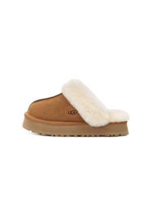 UGG ディスクエット チェスナット 1122550 - 究極の快適さを提供する高級シープスキンスリッパ
