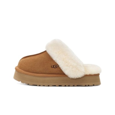UGG ディスクエット チェスナット 1122550 - 究極の快適さを提供する高級シープスキンスリッパ